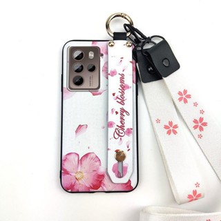 殼多多 適用HTC U23 Pro/U23 手機殼 矽膠 趣味 清新 軟殼 奢華 防塵 純色 腕帶 手繩 保護殼 保護套