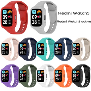 小米 Redmi Watch 3 Active 矽膠 錶帶 更換 高品質 耐用 舒適 Redmi Watch3 腕帶