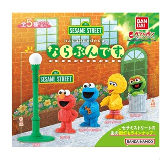 現貨 日本 BANDAI 萬代 芝麻街排隊公仔 Elmo 芝麻街 扭蛋 公仔 日本扭蛋 扭蛋公仔 辦公療癒小物 日本進口