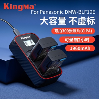 勁碼DMW-BLF19E電池適用鬆下 BLF19GK DMC-GH3 GH5 GH4相機充電器