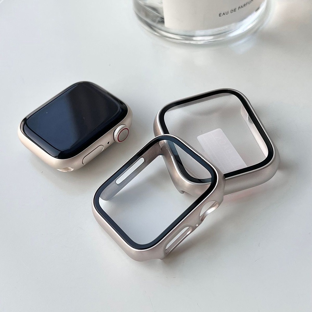 星光色錶殼 蘋果錶殼 適用S7 S8 S7 S6 S5 SE 保護殼 Apple Watch 保護殼 iwatch 錶殼