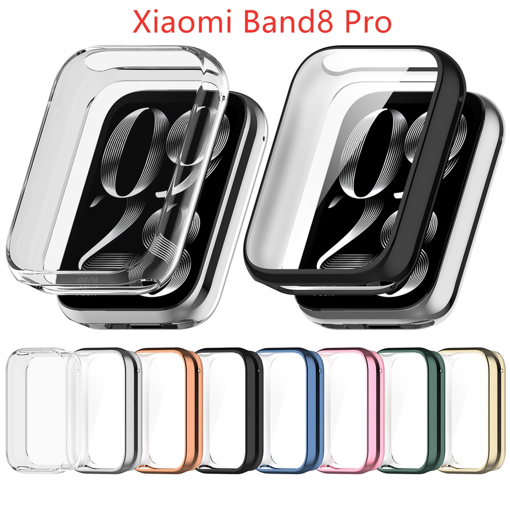 適用於 Miband 8 Pro 配件的小米手環 8pro 軟 TPU 屏幕保護殼 xiaomi band8 pro殼