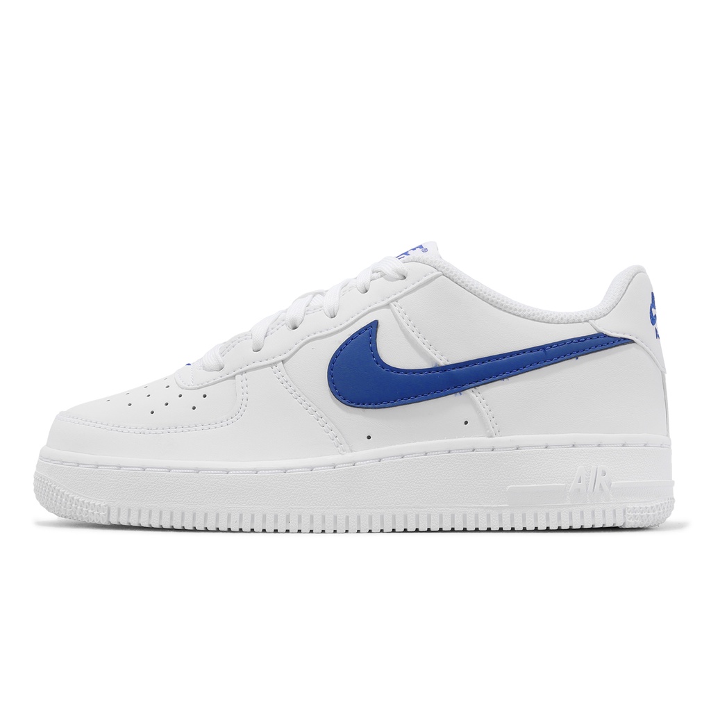 Nike 休閒鞋 Air Force 1 GS 白 藍 女鞋 大童鞋 AF1 運動鞋 【ACS】 DV7762-103