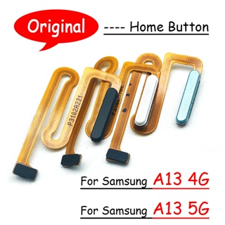原廠手機按鍵帶指紋排綫適用於三星Samsung A13 4G A13 5G A135 A136 維修替換件 零部件 配件