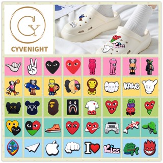 卡通鞋飾 Jibbitz 適用於 Crocs Clog PVC 裝飾和平涼鞋 DIY 配件女孩和男孩派對禮物