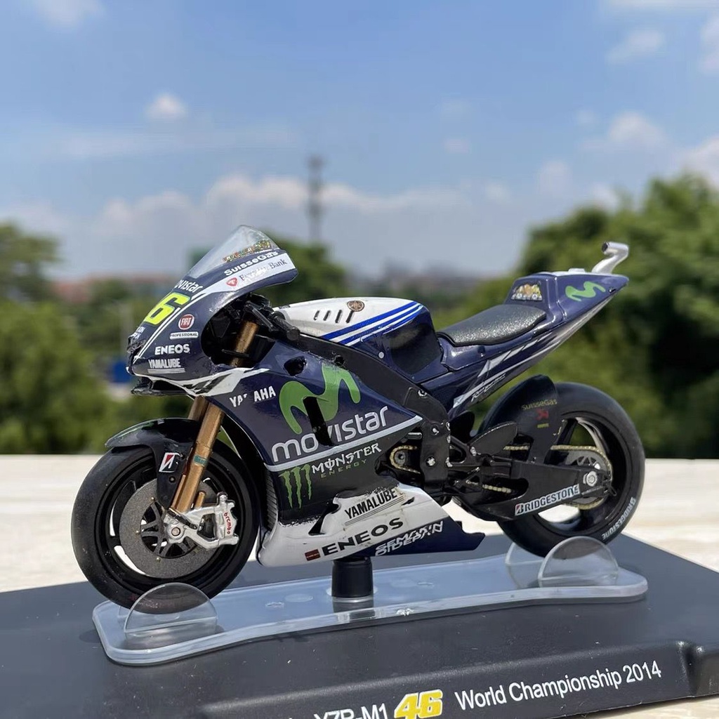 山葉 1:18 2014 世界錦標賽 Yamaha Moto GP 摩托車模型收藏飾品