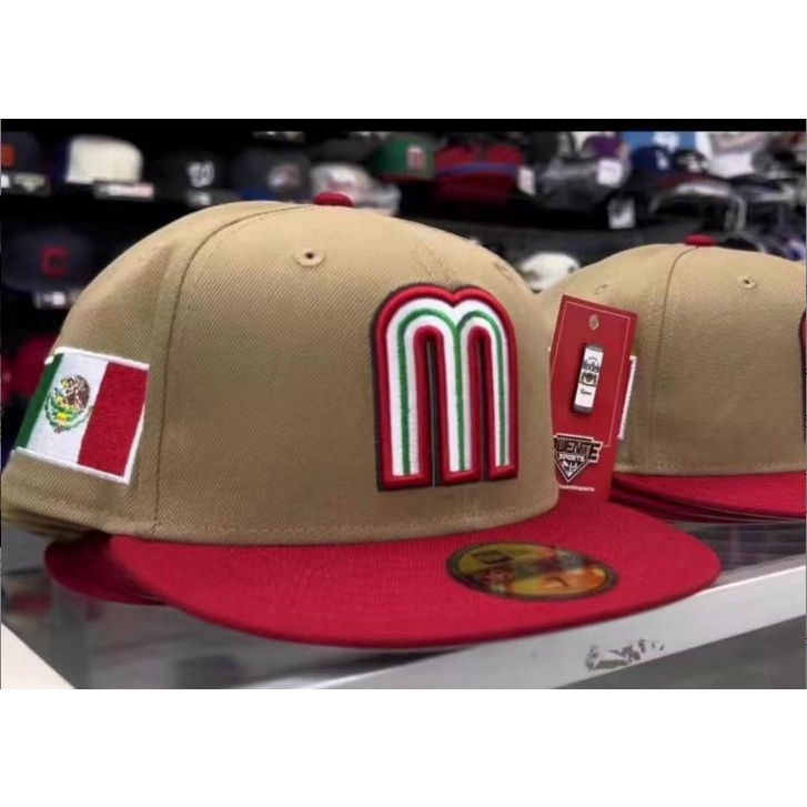 ⭐️2全新超級好料⭐️時尚墨西哥國家隊嘻哈帽封閉戶外運動休閒印花合身帽尺碼帽棒球帽