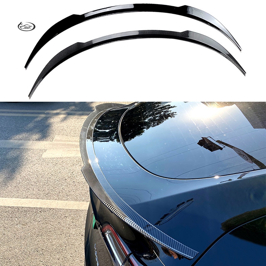 適用Tesla特斯拉 Model Y Max款尾翼擾流板定風翼外飾改裝