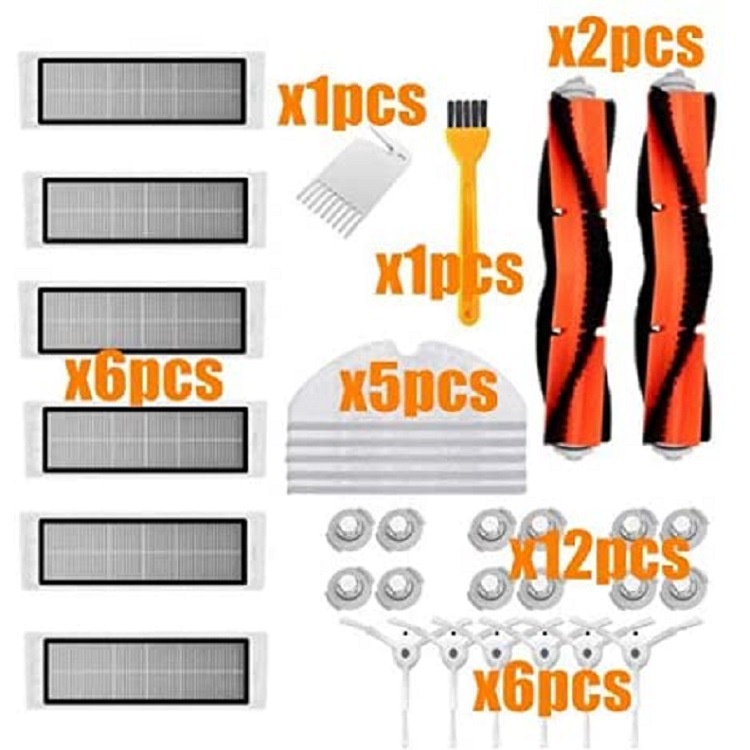 適用小米石頭Roborock S6 S5 MAX S60 S65 S5 S50吸塵器配件套裝