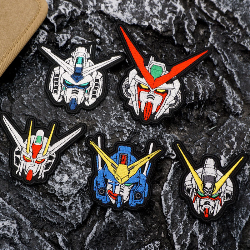 機動戰士高達魔術貼 鋼彈 Gundam刺繡士氣章  機動戰士魔鬼氈臂章 戰術馬甲/背包 可拆卸DIY使用