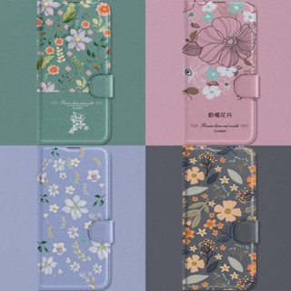 花朵 繁花 皮套 適用 Redmi 小米 14T 紅米 Note 14 13 Pro 14C 13C 掀蓋 皮質 手機殼