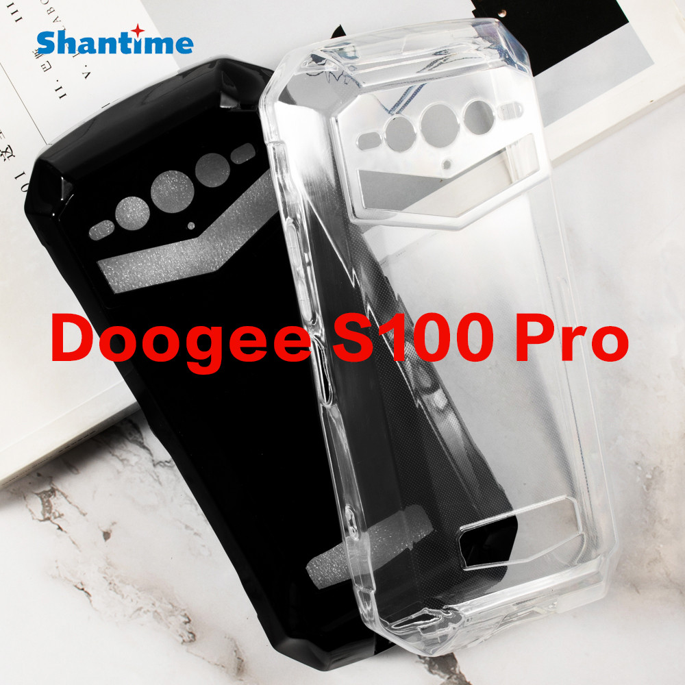 Doogee S100 Pro 手機殼,軟後蓋防震矽膠保險槓防黃變全身保護殼蓋適用於 Doogee S100 Pro(6
