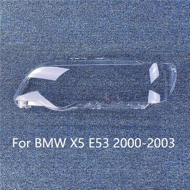 BMW 適用於寶馬 X5 E53 2000-2003 汽車鏡頭更換頭燈燈罩玻璃殼大燈罩