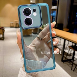 附鏡頭膜外殼 OPPO Reno13 Pro Reno13F 5G 透明簡約全包潮流時尚手機殼超薄防摔矽膠軟套