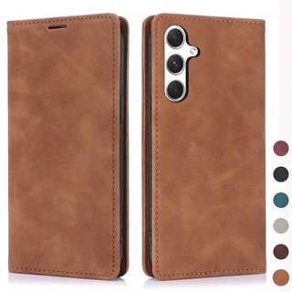 復古皮革手機殼 三星 S22 Ultra S21 Plus S20 FE S10 S9 S8 高品質翻蓋錢包保護套防摔殼