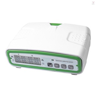 用於 20 天可程式設計水定時器 LCD 螢幕的自動雙泵澆水系統 49.2 英尺管非常適合室內花園溫室 Hydropo