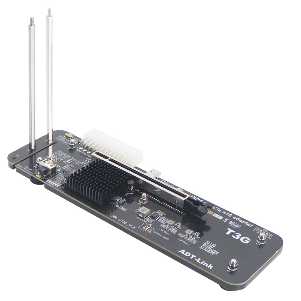 Adt-link UT3G 外置顯卡 USB4 轉 PCI-E 4.0 x16 eGPU 適配器適用於 Thunderb