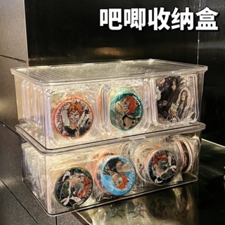⚡安安你好⚡滿200包郵 桌面 吧唧收納盒 抽屜式 徽章展示 穀子 小卡 流麻置物架 立牌 週邊整理盒