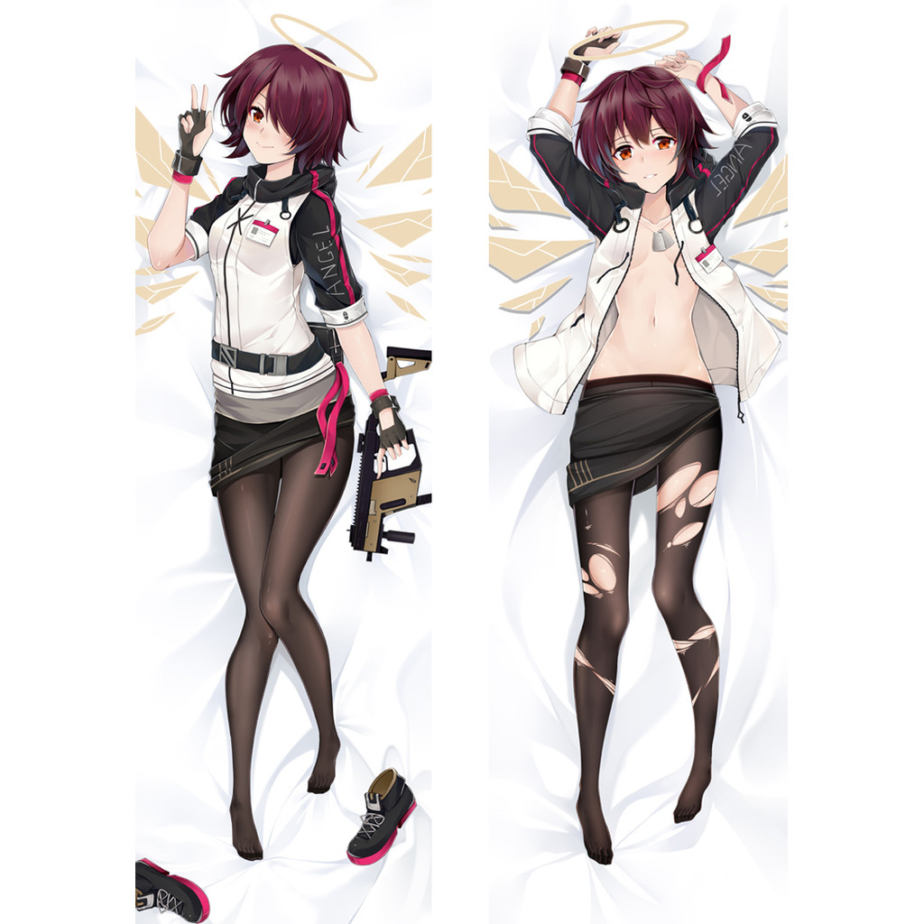 明日方舟能天使Exusiai等身抱枕套Dakimakura動漫遊戲女孩二次元周邊宅男長款枕套
