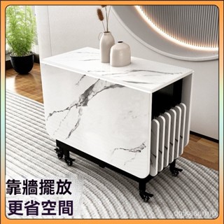 訂金！ 實木 傢用小戶型餐桌 長方形簡易桌子 收納桌椅 移動飯桌 多功能餐桌 電腦桌收納 學習桌 子 摺疊桌