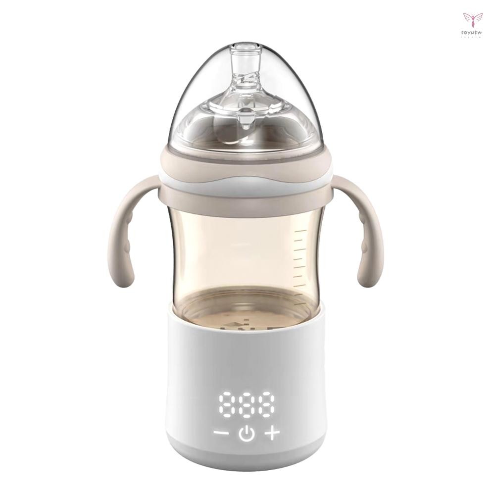 Toyutw)37w 便攜式嬰兒奶瓶加熱器嬰兒牛奶加熱器,帶數字顯示,用於即時溫度牛奶加熱器,帶 5500mAh 電池和