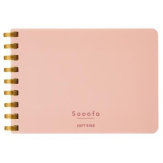 KOKUYO Sooofa軟線圈筆記本/ 方格/ A7/ 粉 eslite誠品