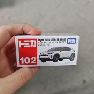 TOMY多美卡旗艦版紅白盒合金車模型102號豐田GR運動版模擬車收藏絕版車模