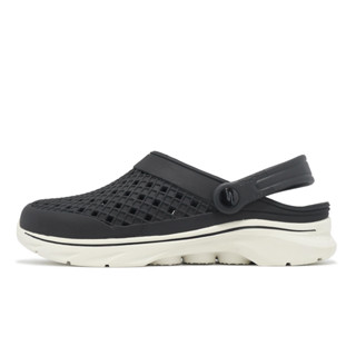 Skechers 涼鞋 Go Walk 7 Foamies 男鞋 黑 白 洞洞鞋 涼拖鞋 [ACS] 243283BKW