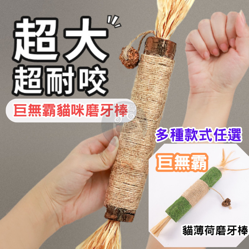 🔥 巨無霸貓咪磨牙棒🔥蝦皮最低價🔥 隔日達 啃咬棒 貓薄荷 貓薄荷棒 木天蓼 天然草本 蟲癭果 貓咪牙棒 貓自嗨玩具
