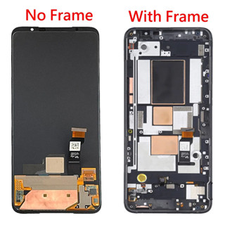 適用於華碩 ROG Phone 5s ZS676KS 液晶觸控式螢幕顯示器帶框架數字化儀更換適用於華碩 ROG Phone