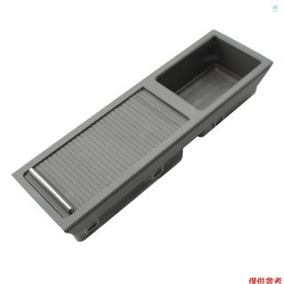 BMW Crtw 汽車前中控臺飲料杯架硬幣架內部存儲託盤更換適用於寶馬 3 系 E46 1999-2005