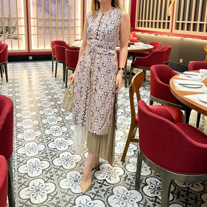 Lausboutique-Selly-Guardi 分隔線系列-Surun Batik 束腰外衣