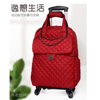 免運 萬向輪輕便拉桿包拆卸折疊雙肩拉桿揹包手提旅行拉桿箱短途旅行袋買菜購物車買菜拉車菜籃車折疊手拉車行小推車