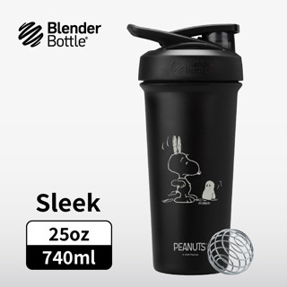 BlenderBottle Sleek按壓式不鏽鋼水壺/ 史努比SNOOPY/ 嚇我一跳/ 25oz/ 740ml eslite誠品