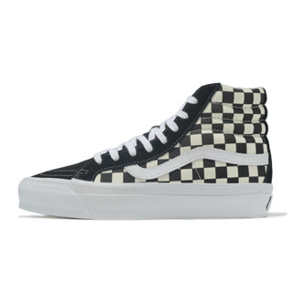 Vans 休閒鞋 Sk8-Hi Reissue 38 男鞋 黑 白 棋盤格 滑板鞋 [ACS] VN000CR02BO