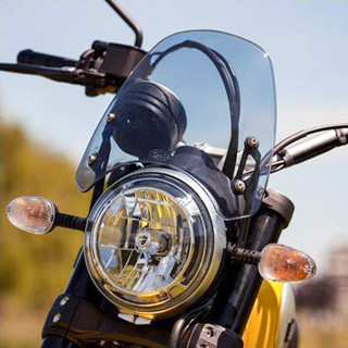 【臺灣出貨】風鏡 擋風鏡 適合 凱旋 Bonneville T100 T120 改裝機車前風擋擋風玻璃風鏡