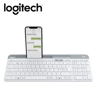 【Logitech 羅技】K580 超薄跨平臺藍牙鍵盤 珍珠白