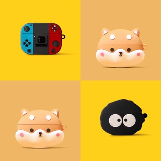 XIAOMI REDMI 【現貨】卡通恐龍矽膠耳機套相容小米紅米 Buds 6 Pro 配件充電器盒帶掛鉤