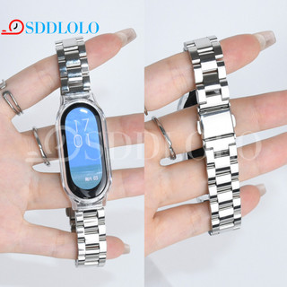 適用於 oppo 手環的金屬錶帶適用於 oppo 手環的不銹鋼手鍊 1 智能手環腕帶配件