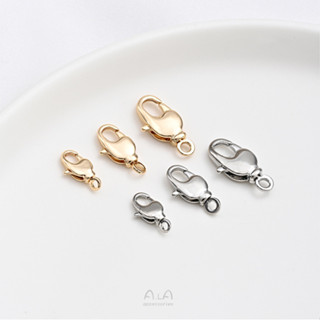 宏雲Hongyun-Ala新品-萬向旋轉扣韓國龍蝦扣14k包金保色手鍊項鍊收尾彈簧扣手工diy配件
