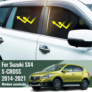 SUZUKI 鈴木 SX4 S-CROSS 2014-2021 定製汽車遮陽板擋風玻璃紫外線防曬可折疊汽車零件的車窗遮陽