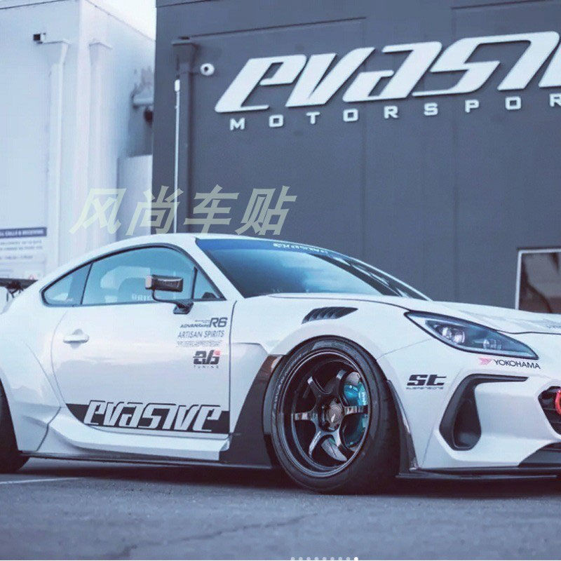 汽車改裝車貼風尚BRZ日系創意JDM車身個性拉花GT86改裝訂製劃痕