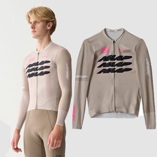 【臺灣有貨】騎行服 車衣 自行車服 自行車衣 單車服2025新款MAAP長袖戶外運動騎乘服男女款秋冬季公路自行車裝備透氣