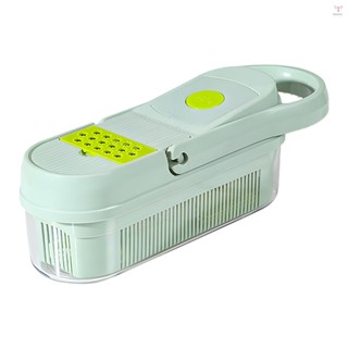 Toyutw)蔬菜切碎機食品切片機 15 合 1 多功能廚房蔬菜切片機切丁機帶 9 個刀片 / 雞蛋分離器 / 護手 /