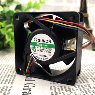 建準SUNON 6025 KDE1206PTV3 12V 0.7W 6CM 靜音 磁懸浮散熱風扇