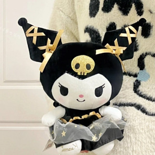 ⭐現貨限時優惠⭐三麗鷗黑金庫洛米毛絨玩具 美樂蒂毛絨玩偶 庫洛米公仔 新款黑金系列庫洛米布娃娃 女生禮物 兒童禮物 陪伴