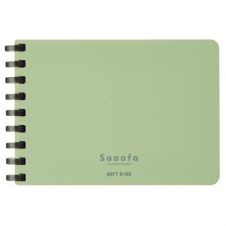 KOKUYO Sooofa軟線圈筆記本/ 方格/ A7/ 綠 eslite誠品