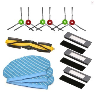 Toyutw)ecovacs Deebot Ozmo 920 950 吸塵器的過濾刷拖把布套裝 13 個配件套件更換包括