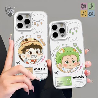 Q版航海王合集 情侶 蘋果16pro iPhone15 14/13 雙層大孔 硬殼 i12/11全包手機殼 防摔手機殼