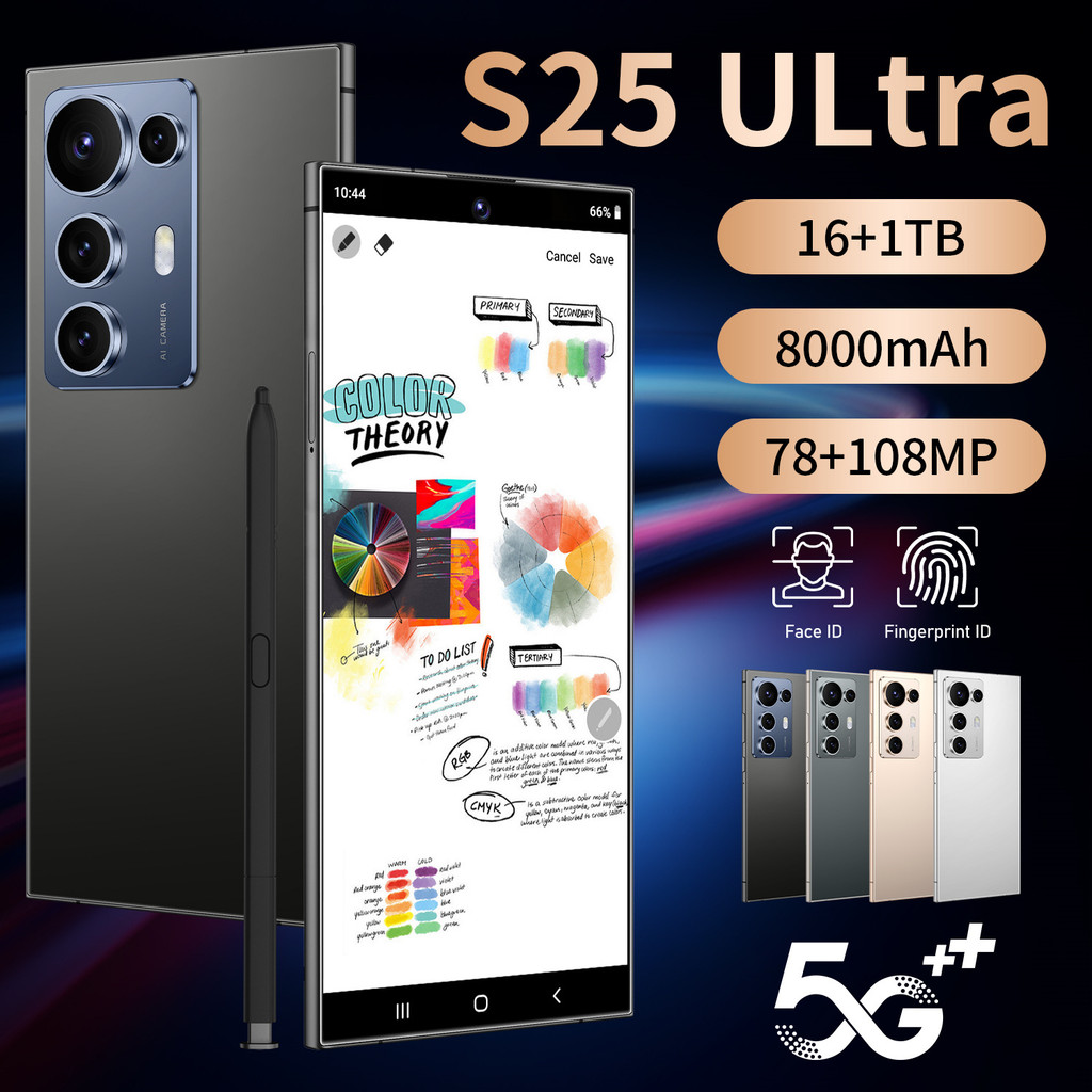 手機S25 Ultra  中穿孔7.3英寸 安卓12.0  真4G八核16+1T禮物交換